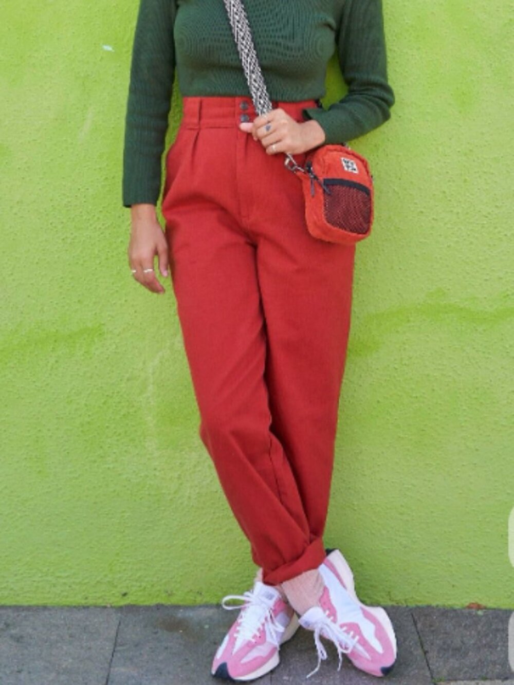 Lucy & Yak Addison Jeans Organic Twill Red Size W36L